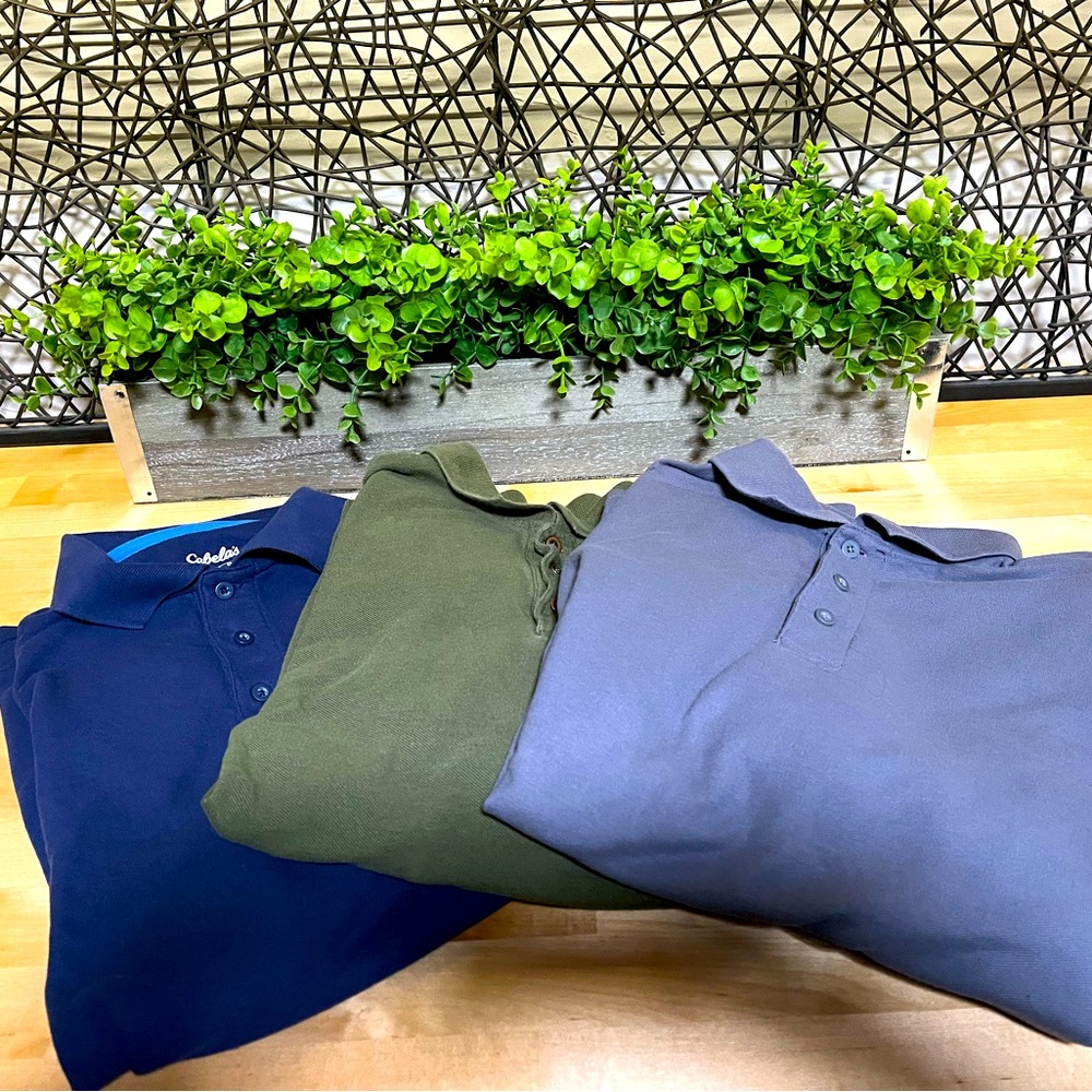 Cabela’s polo shirts